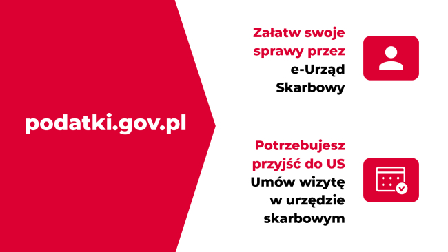 Załatwiaj swoje sprawy przez e-Urząd Skarbowy, a wizytę w urzędzie umawiaj na podatki.gov.pl