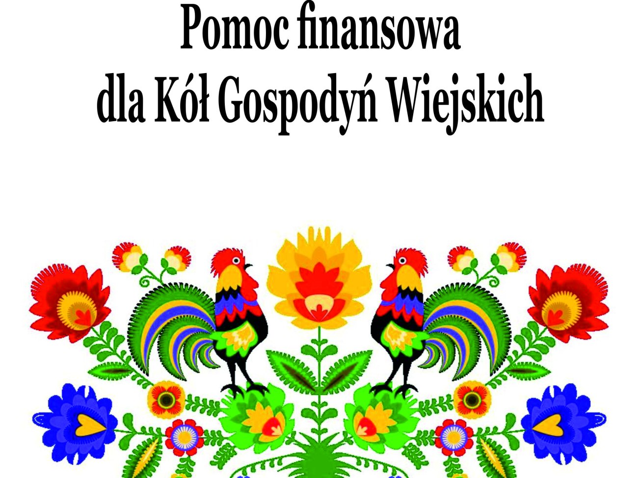 Pomoc finansowa dla Kół Gospodyń Wiejskich